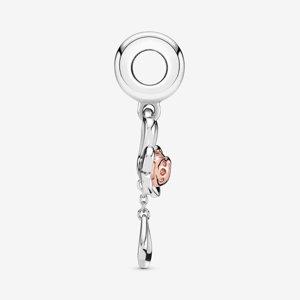 Pandora Charm pendente Quadrifoglio e coccinella portafortuna in Bead Charm Alba Gioielli - Casoria, commercioVirtuoso.it