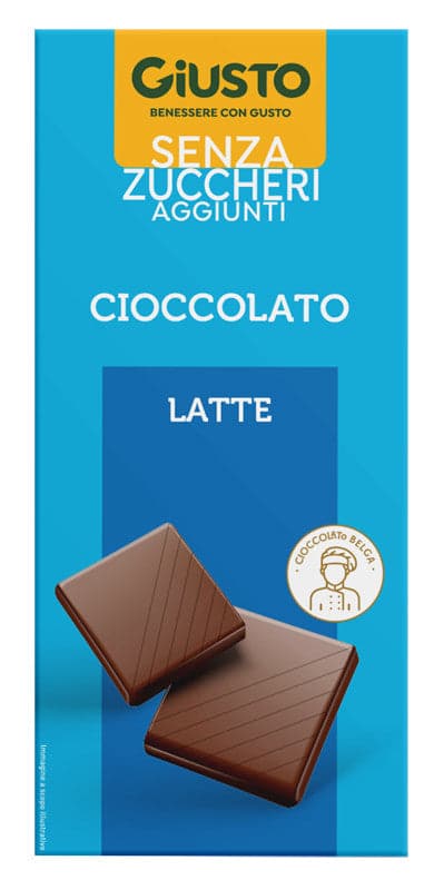 Giusto s/zucch cioc latte 85g