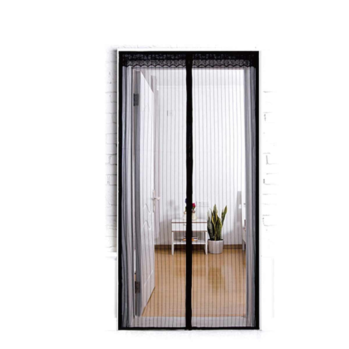 Tenda Zanzariera Magnetica Nera Per Porta Finestra Con Adesivo In Velcro Misura 110X220cm in Porte con zanzariera Scontolo.net - Potenza, commercioVirtuoso.it