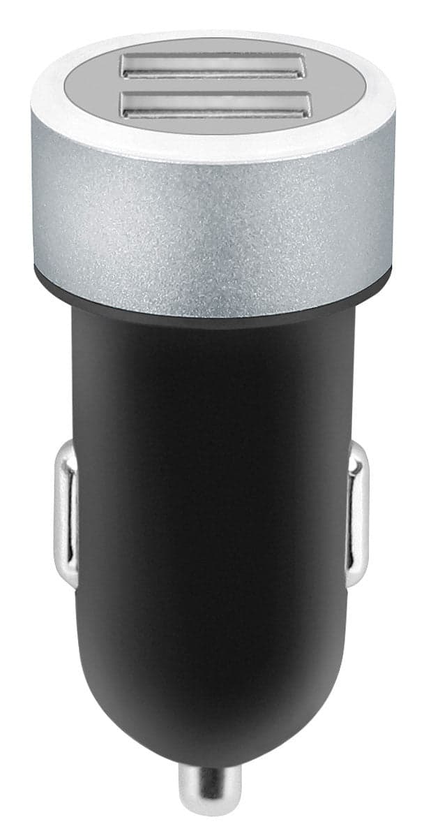Caricatore da Auto 2 USB con uscita 2,4A Nero in Caricabatterie da auto Scontolo.net - Potenza, commercioVirtuoso.it