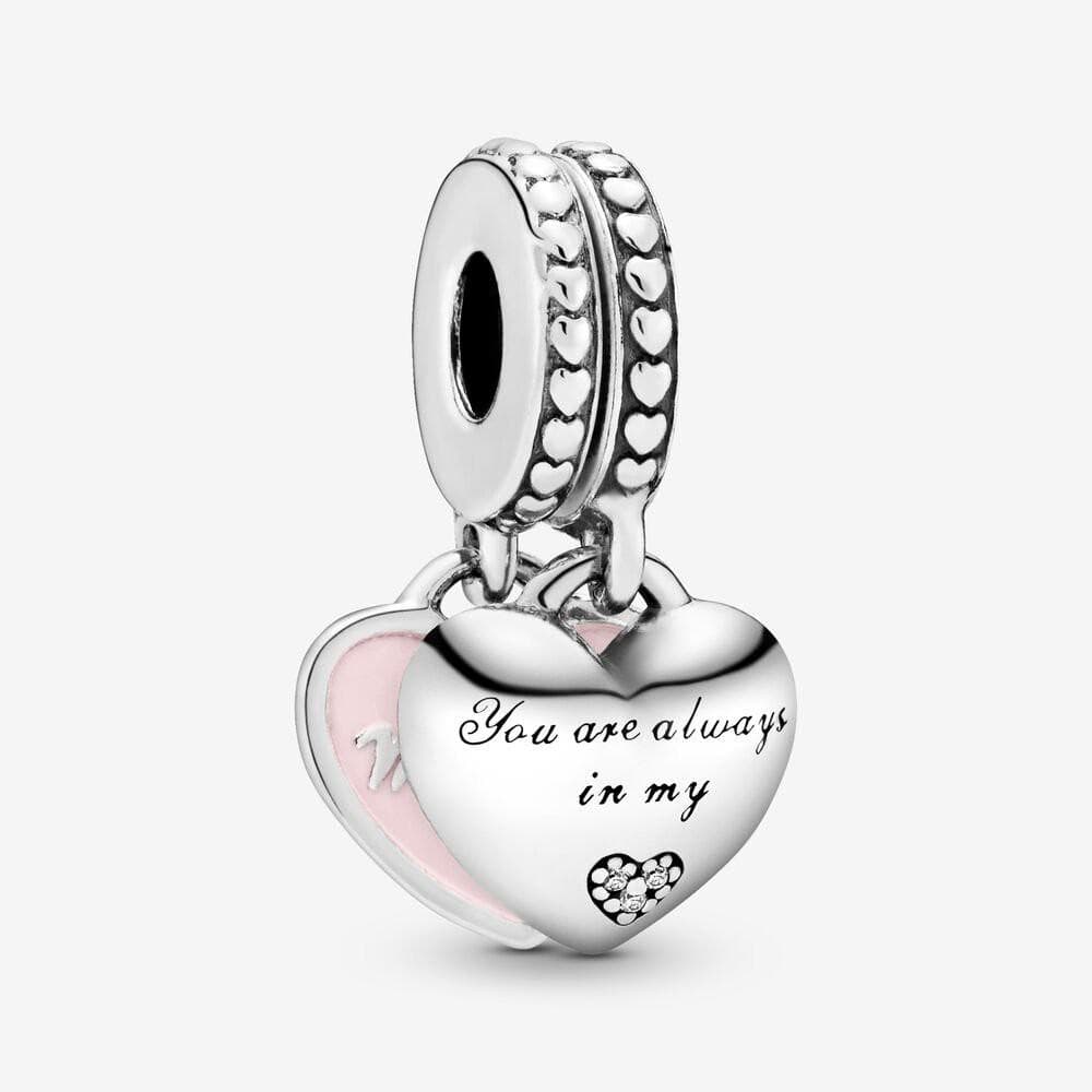 Pandora Charm pendente cuori mamma e figlia in Bead Charm Alba Gioielli - Casoria, commercioVirtuoso.it