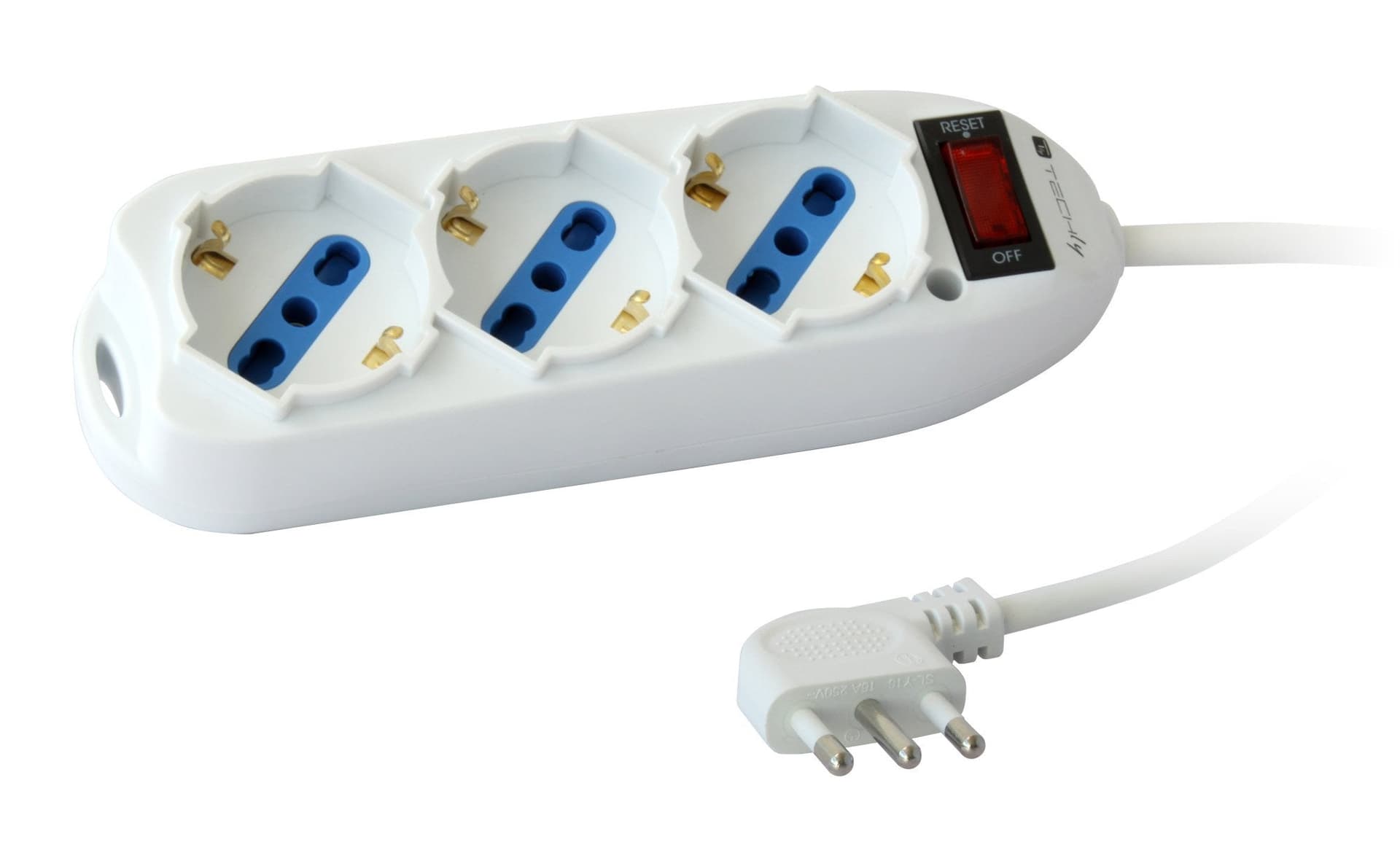 Multipresa 3 Posti Italiana Bipasso / Schuko con spina 10A in Multiprese Scontolo.net - Potenza, commercioVirtuoso.it