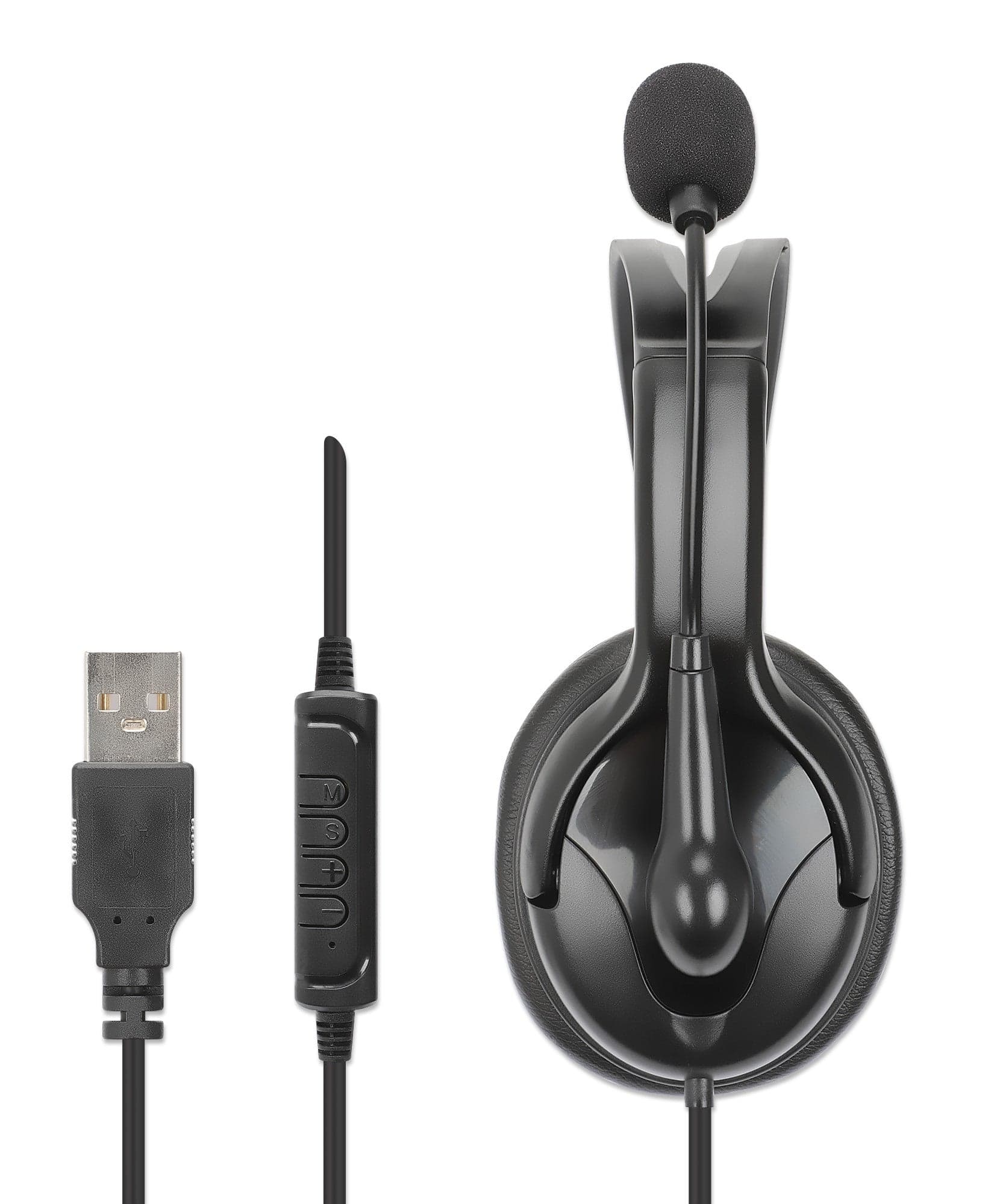 Cuffia Mono USB con Microfono Reversibile Cavo 2m in Cuffie Scontolo.net - Potenza, commercioVirtuoso.it