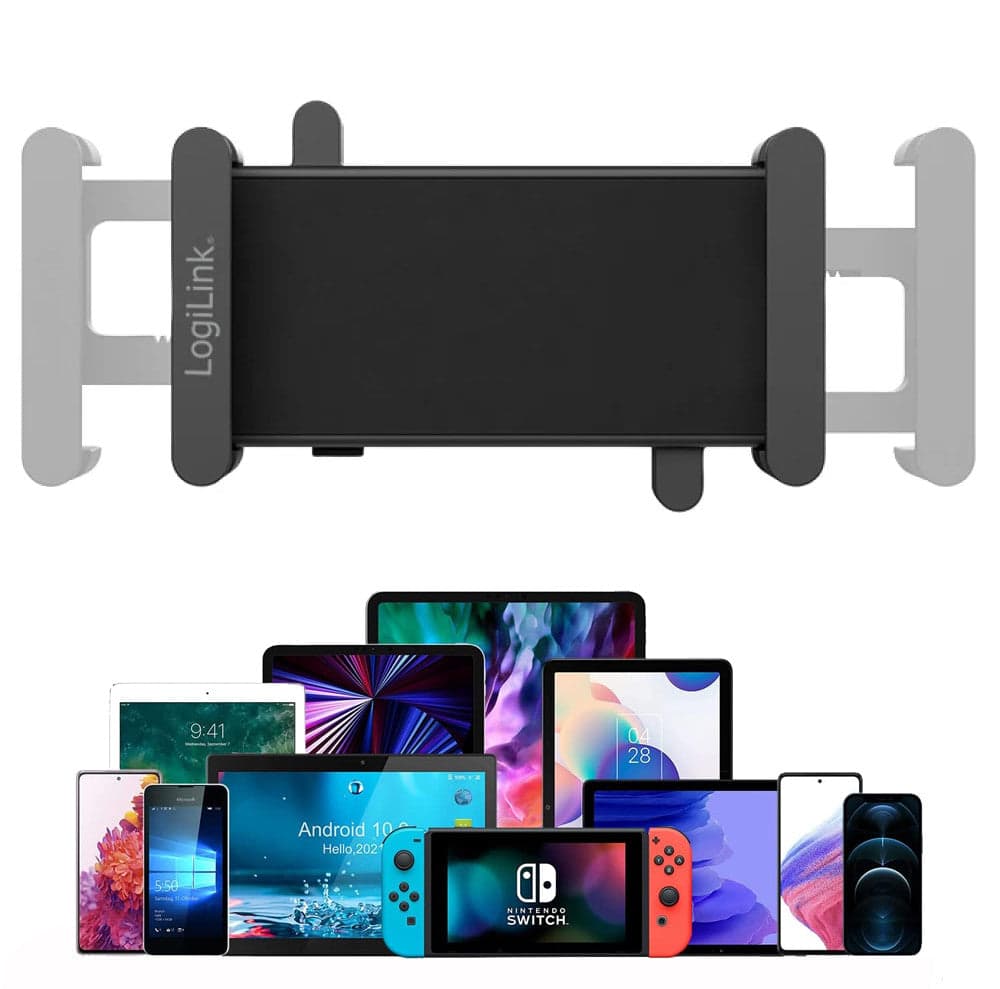 Supporto a Pinza VESA 75x75 per Smartphone e Tablet 4,7''-15'' 1kg max. Nero in  Scontolo.net - Potenza, commercioVirtuoso.it