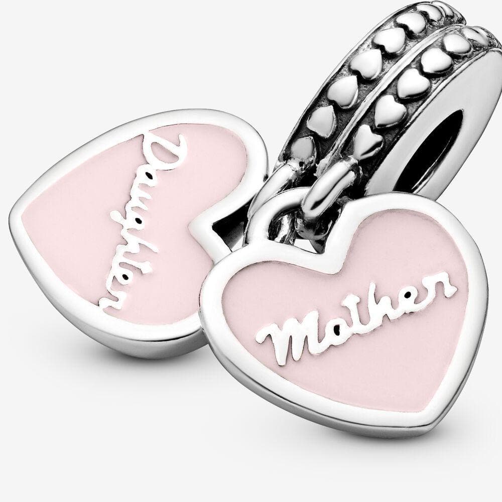 Pandora Charm pendente cuori mamma e figlia in Bead Charm Alba Gioielli - Casoria, commercioVirtuoso.it