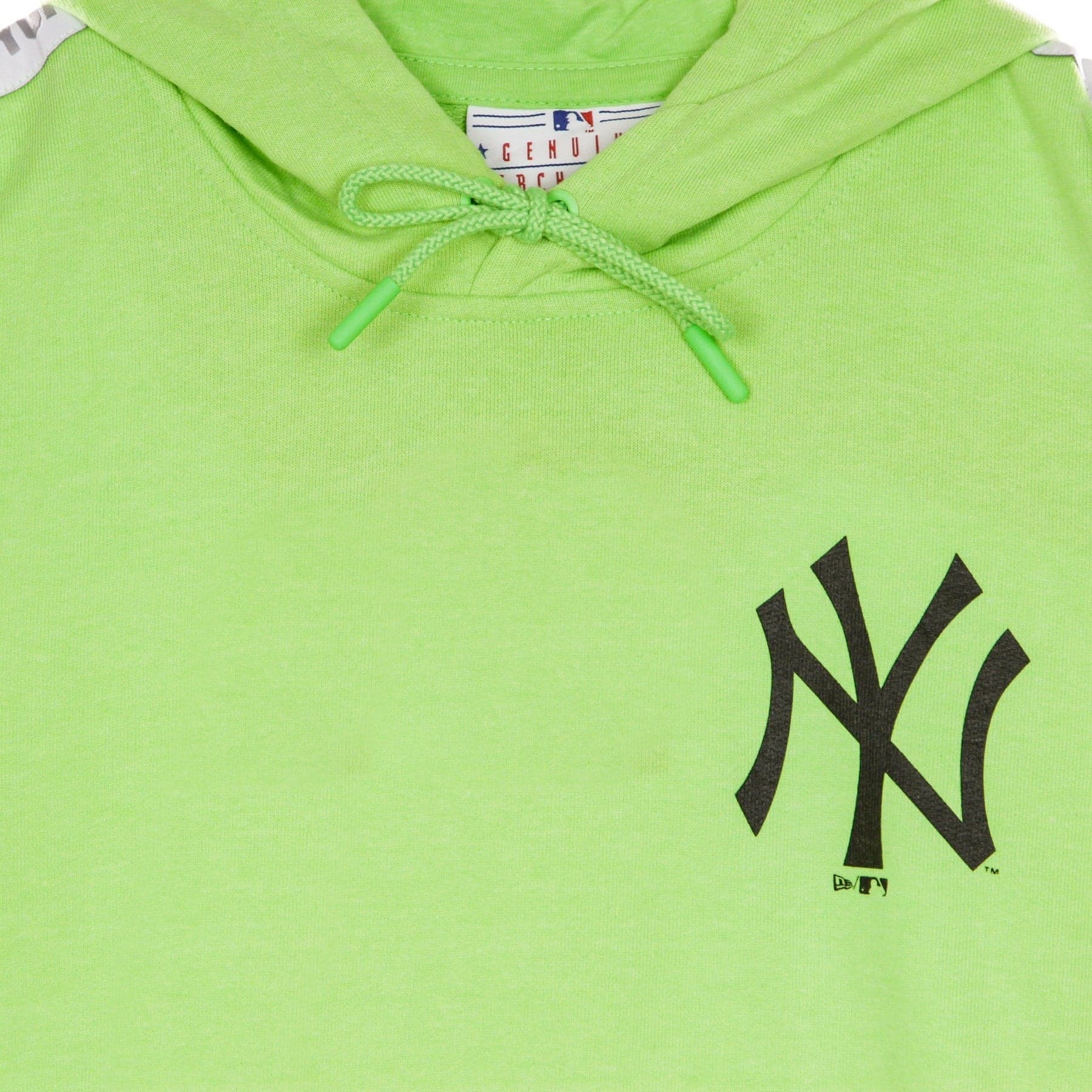 NEW ERA Felpa Leggera Cappuccio Uomo Mlb Sleeve Taping Pullover Hoody Neyyan Lime/black da uomo in Felpe con cappuccio Drestige - Casamassima, commercioVirtuoso.it