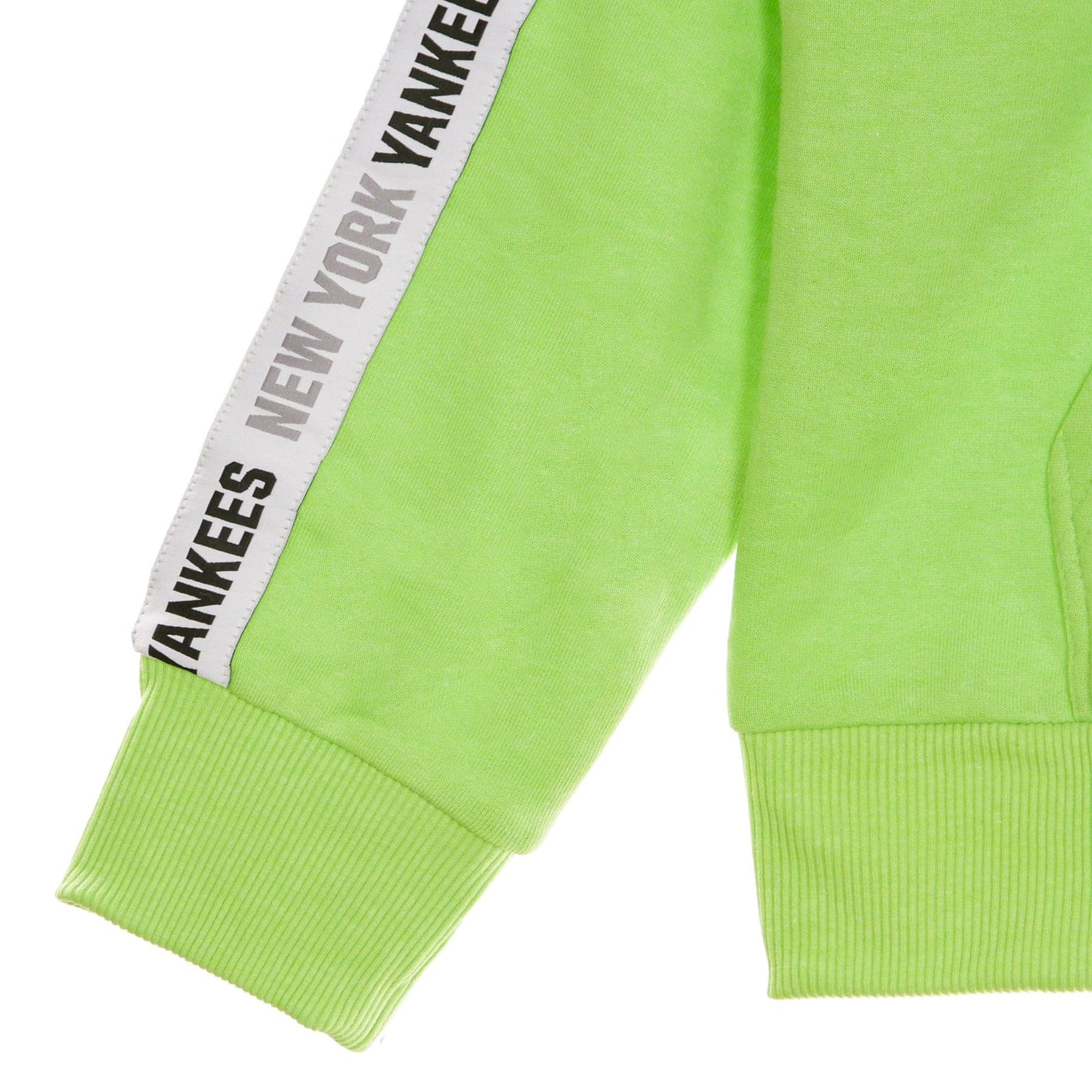 NEW ERA Felpa Leggera Cappuccio Uomo Mlb Sleeve Taping Pullover Hoody Neyyan Lime/black da uomo in Felpe con cappuccio Drestige - Casamassima, commercioVirtuoso.it