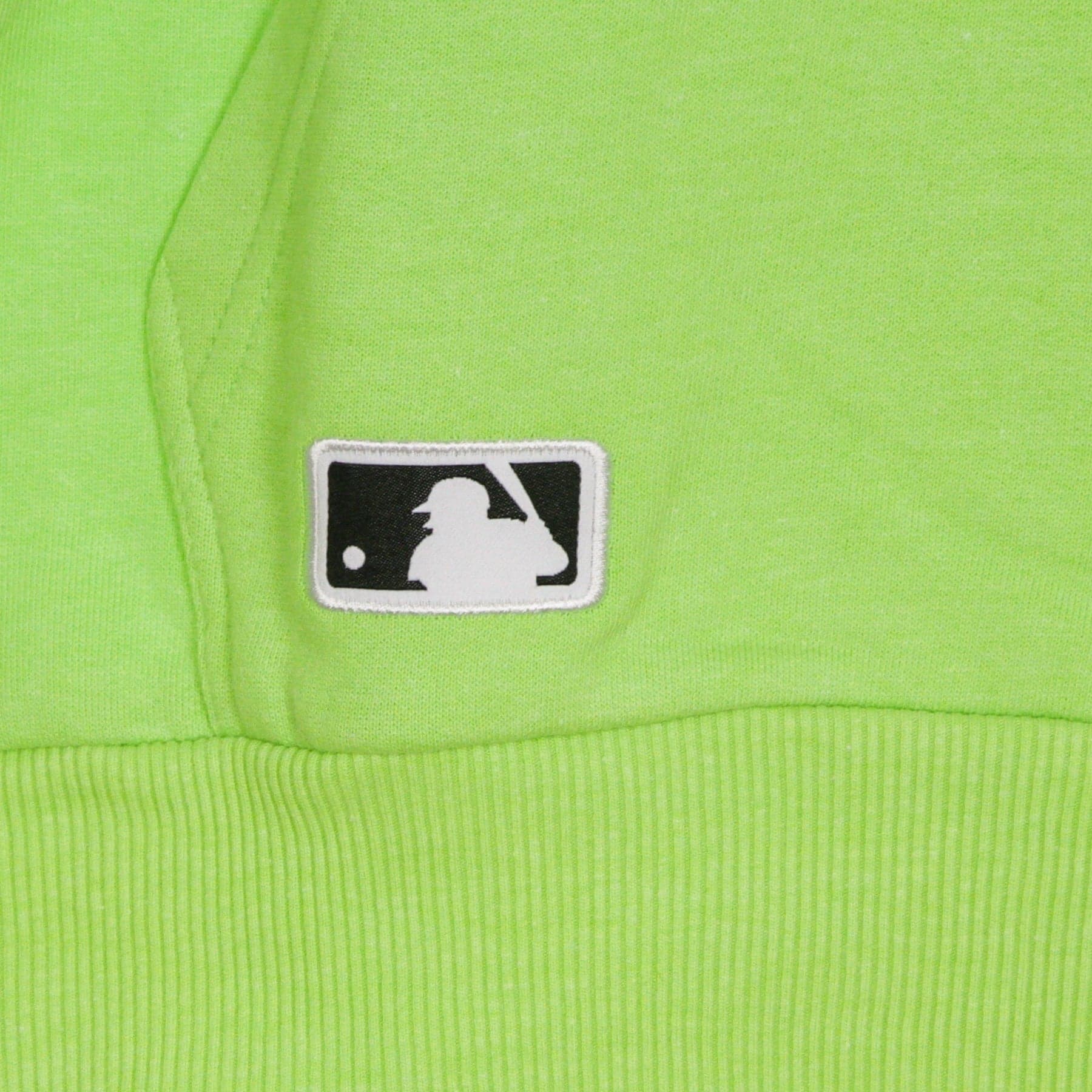 NEW ERA Felpa Leggera Cappuccio Uomo Mlb Sleeve Taping Pullover Hoody Neyyan Lime/black da uomo in Felpe con cappuccio Drestige - Casamassima, commercioVirtuoso.it