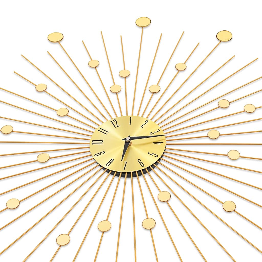 Orologio da Parete in Metallo Robusto 70 cm Design Elegante e Moderno Oro in Orologi da parete Esplodia - Napoli, commercioVirtuoso.it