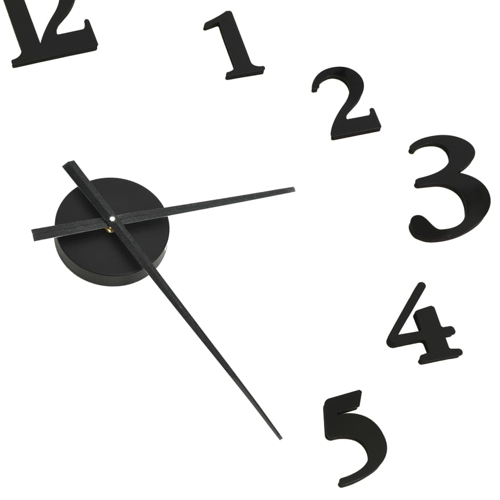 Orologio da Parete fai da te Effetto 3D 100 cm Design Moderno XXL Bianco e Nero in Orologi da parete Esplodia - Napoli, commercioVirtuoso.it
