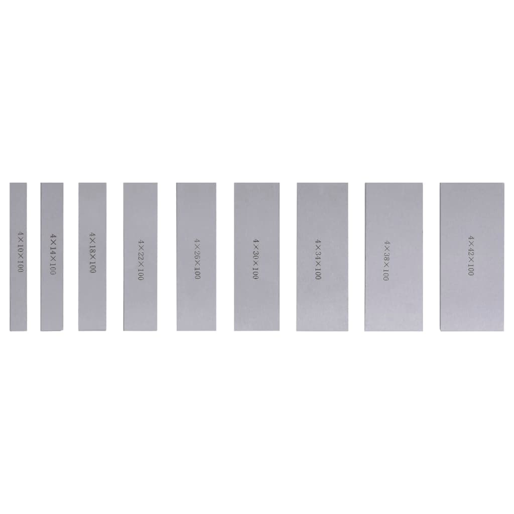 Blocchi Paralleli 100 mm 18 pezzi 10-42 mm Perfette per Diverse Applicazioni in Utensili di tornitura Esplodia - Napoli, commercioVirtuoso.it