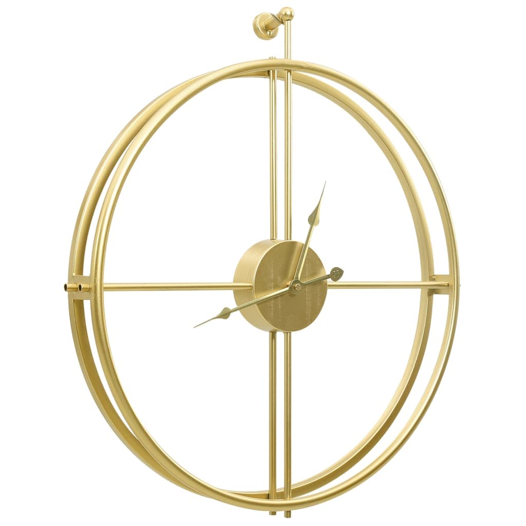 Orologio da Parete in Ferro Robusto 52cm Design Elegante e Minimalista Oro in Orologi da parete Esplodia - Napoli, commercioVirtuoso.it
