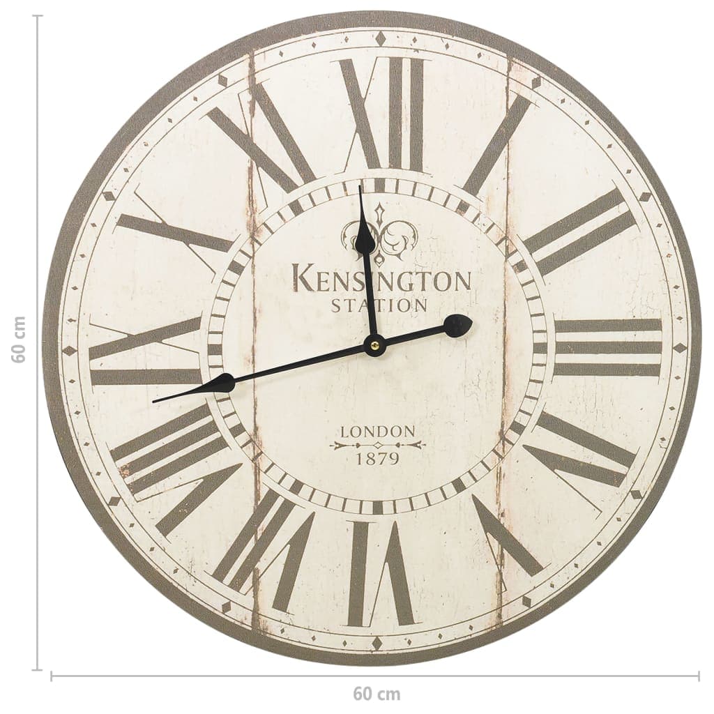 Orologio Da Parete Grande Multicolore 60 cm MDF Shabby Chic in Orologi da parete Esplodia - Napoli, commercioVirtuoso.it