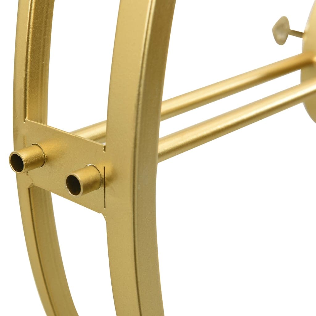Orologio da Parete in Ferro Robusto 52cm Design Elegante e Minimalista Oro in Orologi da parete Esplodia - Napoli, commercioVirtuoso.it