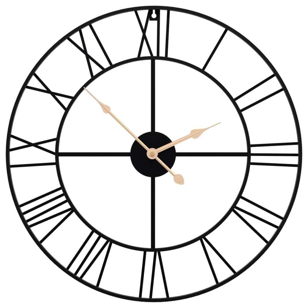 Orologio da Parete 50 x 4 cm cm in Ferro Versatile Design Versatile Nero in Orologi da parete Esplodia - Napoli, commercioVirtuoso.it