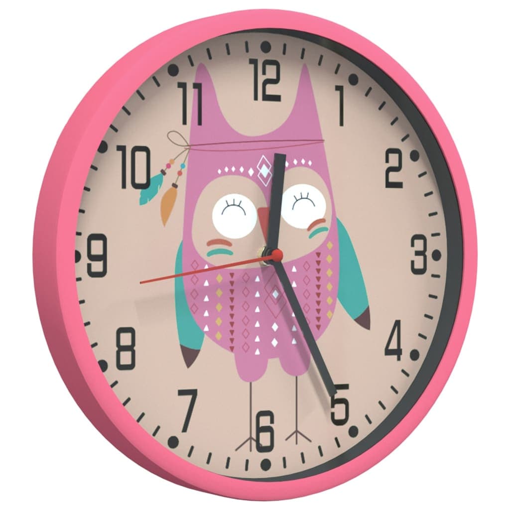 Orologio da Parete Polistirene e Vetro 25,5 x 4 cm Design Versatile Rosa in Orologi da parete Esplodia - Napoli, commercioVirtuoso.it