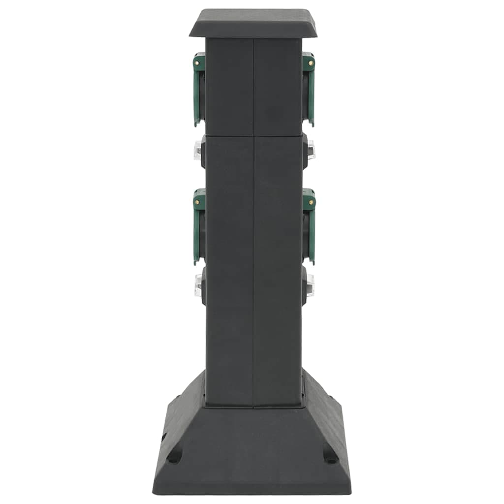 Colonna con Presa da Esterno a 4 Vie  Ampie Applicazioni 16x16x39,5 cm 3680 W in Multiprese Esplodia - Napoli, commercioVirtuoso.it