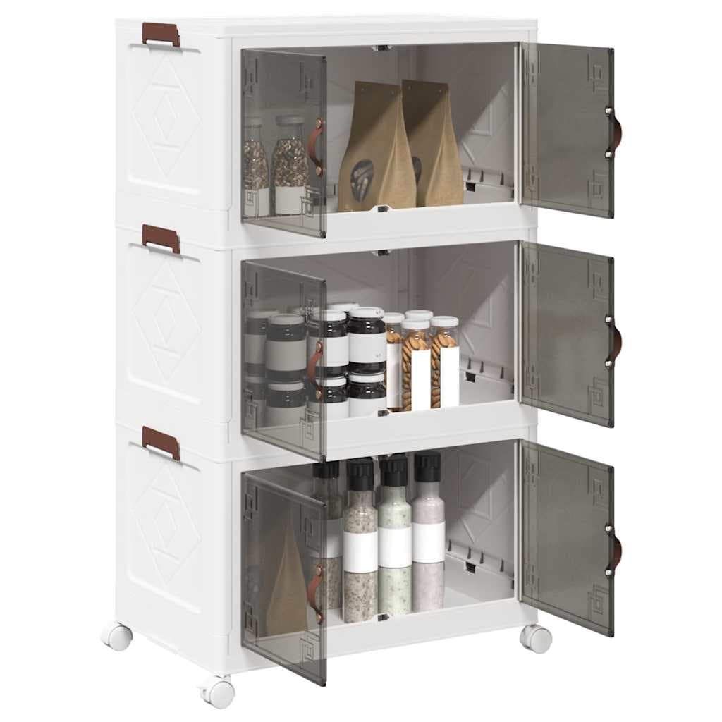Scatola Portaoggetti con Ruote 3 Livelli Design Versatile leggero 64x39,5x110,5cm in Ceste per la biancheria Esplodia - Napoli, commercioVirtuoso.it