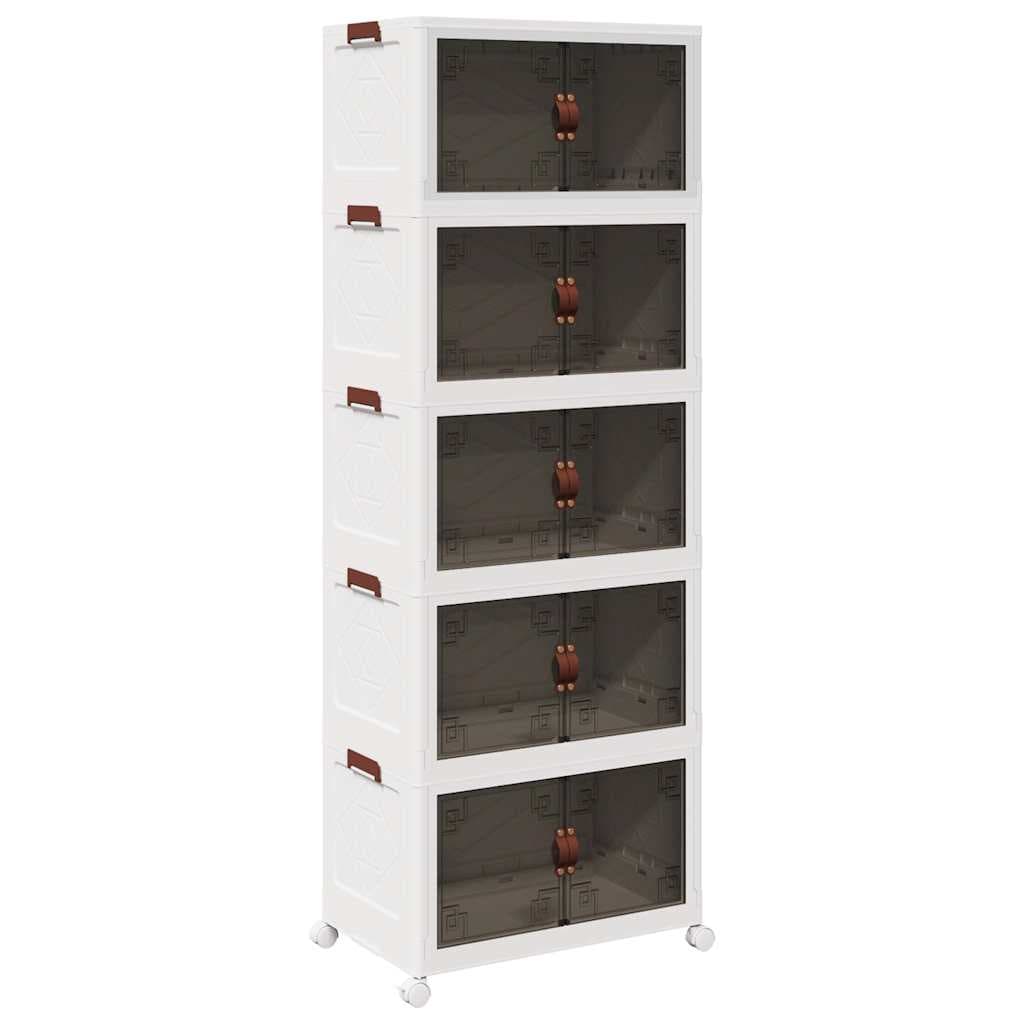 Scatola Portaoggetti con Ruote 5 Livelli 75 L 64x40x179 cm in Contenitori con coperchio Esplodia - Napoli, commercioVirtuoso.it