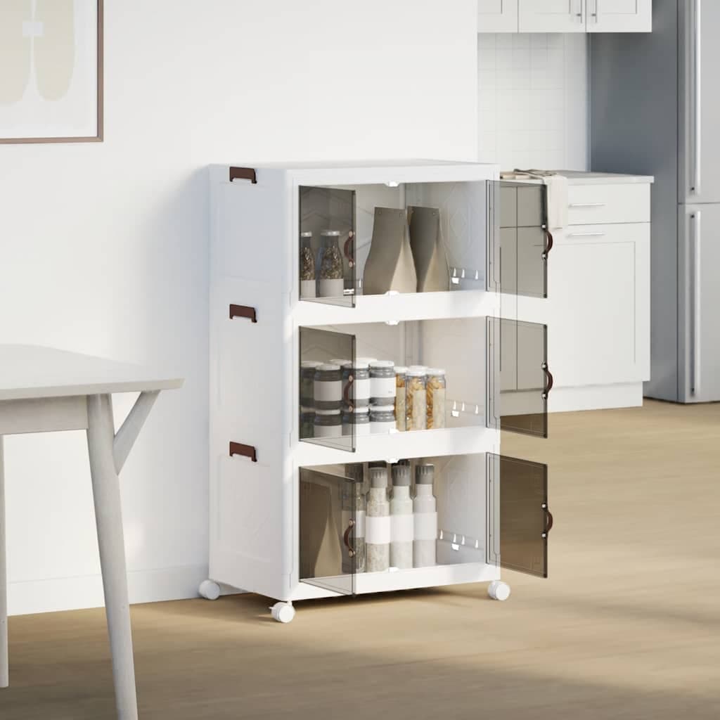 Scatola Portaoggetti con Ruote 3 Livelli Design Versatile leggero 64x39,5x110,5cm in Ceste per la biancheria Esplodia - Napoli, commercioVirtuoso.it