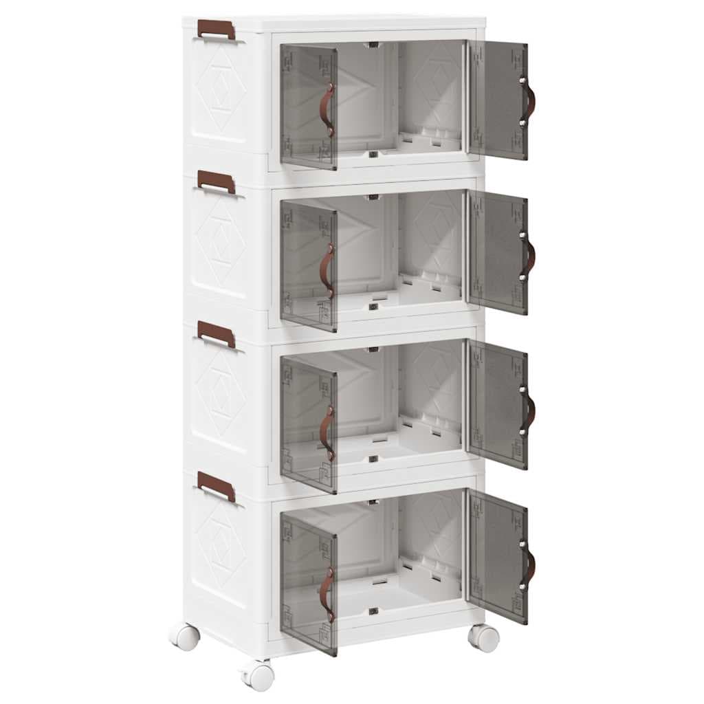 Scatola Portaoggetti con Ruote 4 Livelli Design Leggero Versatile 48x29,5x112,5cm in Ceste per la biancheria Esplodia - Napoli, commercioVirtuoso.it