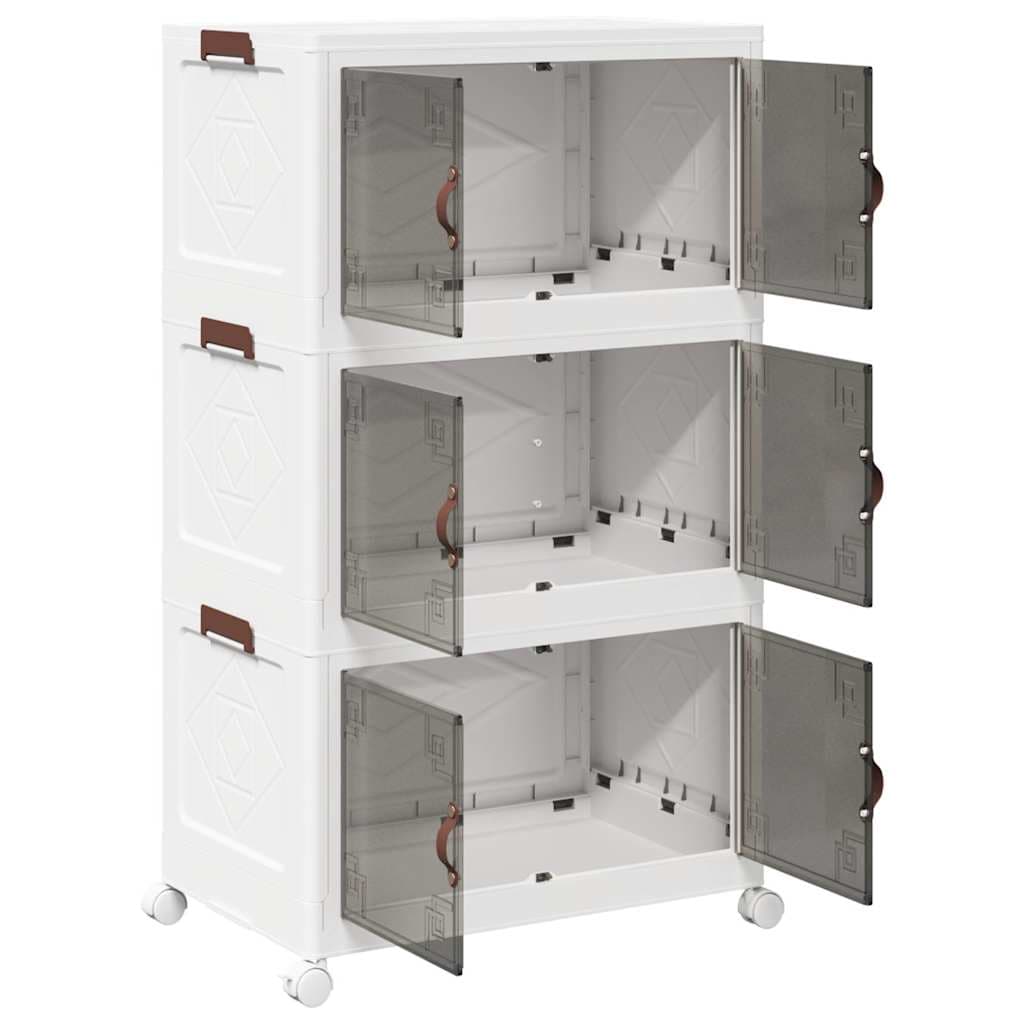 Scatola Portaoggetti con Ruote 3 Livelli Design Versatile leggero 64x39,5x110,5cm in Ceste per la biancheria Esplodia - Napoli, commercioVirtuoso.it