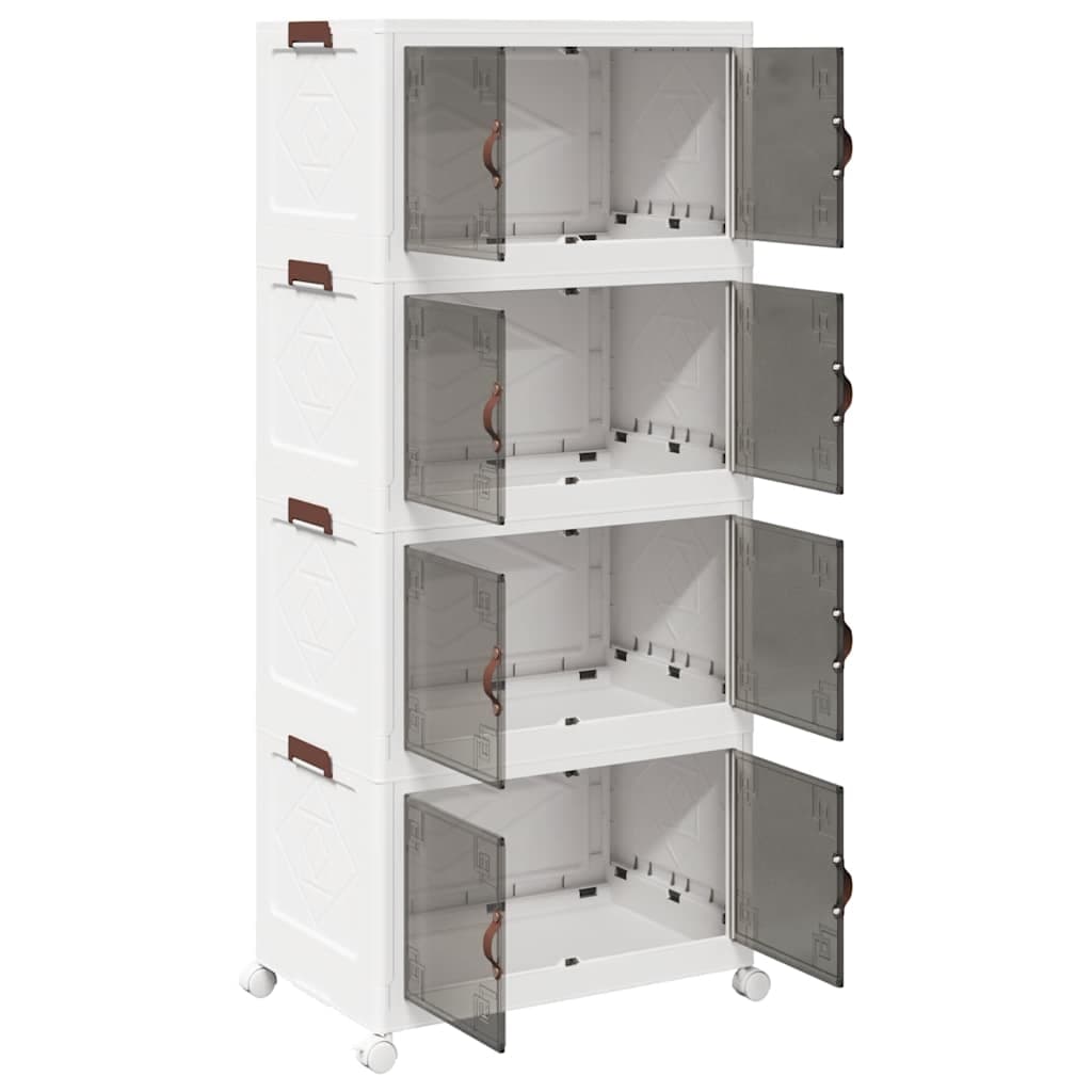 Scatola Portaoggetti con Ruote 4 Livelli Design Leggero Versatile 64x40x141,5 cm in Contenitori con coperchio Esplodia - Napoli, commercioVirtuoso.it