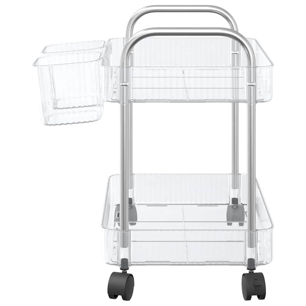 Carrello Portaoggetti a 2 Livelli 37x28x43,5 cm in Acrilico in Carrelli da portata Esplodia - Napoli, commercioVirtuoso.it