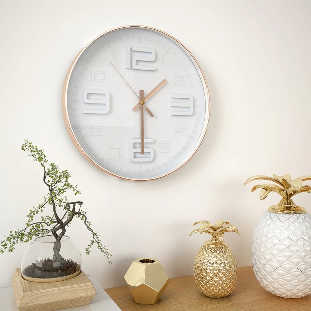 Orologio da Parete in PP Molto Resistente Design Elegante e Moderno 30 cm Rame in Orologi da parete Esplodia - Napoli, commercioVirtuoso.it