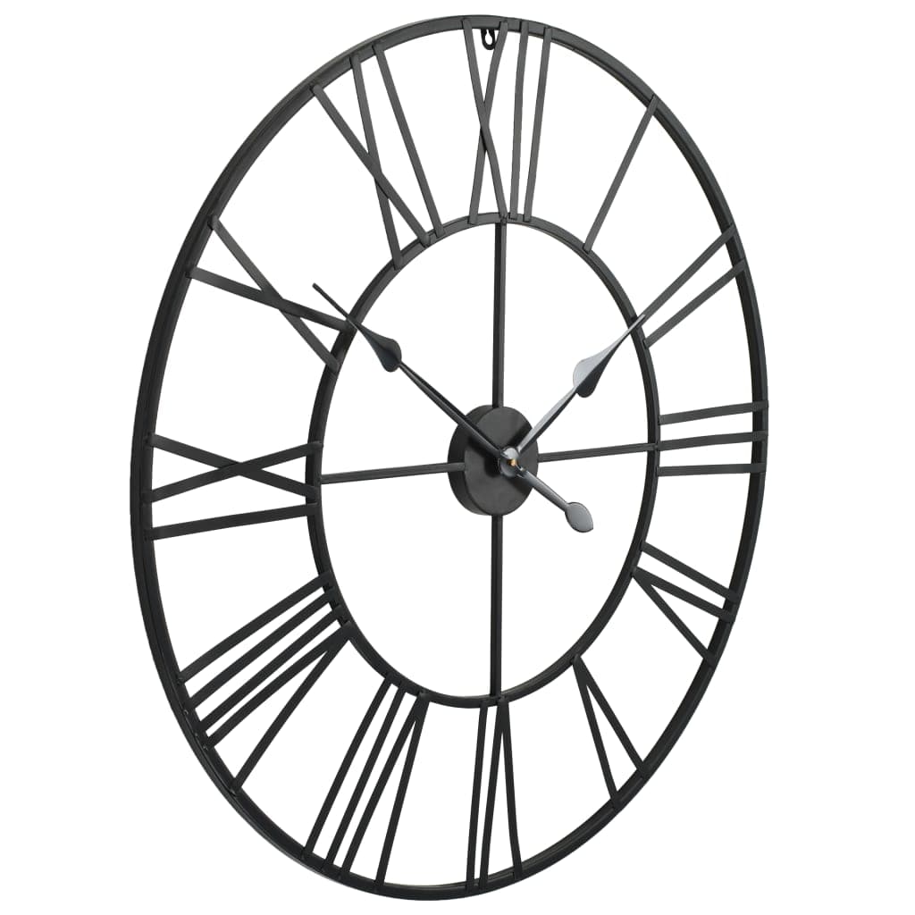 Orologio da Parete al Quarzo in Metallo Robusto Design Vintage 80 cm XXL Nero in Orologi da parete Esplodia - Napoli, commercioVirtuoso.it