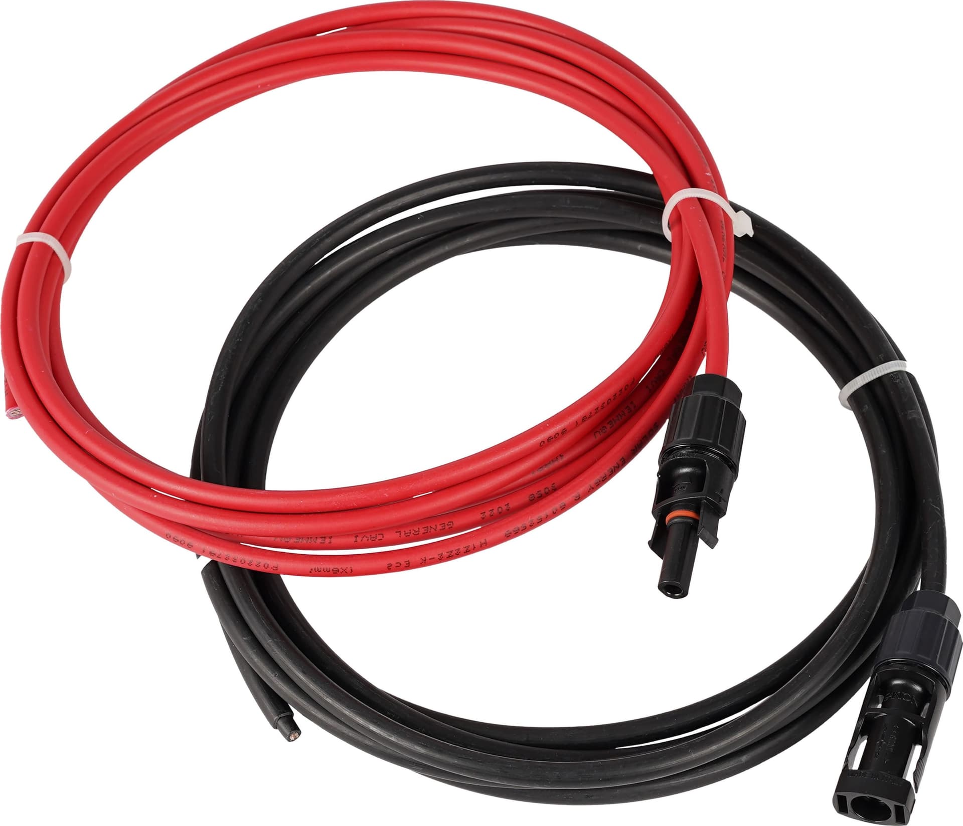 Coppia Cavi Fotovoltaico 4 mm² 1500V Maschio/Femmina ad Estremit&agrave da Assemblare 1m in Accessori per regolatori di ricarica Scontolo.net - Potenza, commercioVirtuoso.it