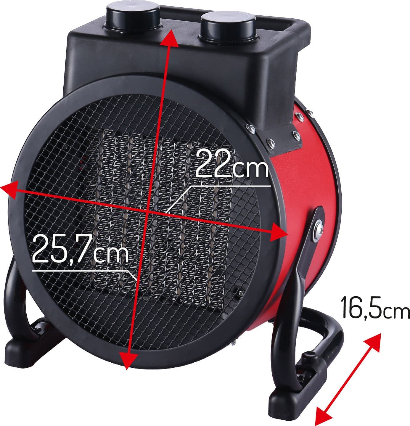 Riscaldatore Ceramico Industriale 2400W con Regolazione Angolo di Soffiaggio Verticale in Stufe elettriche Scontolo.net - Potenza, commercioVirtuoso.it
