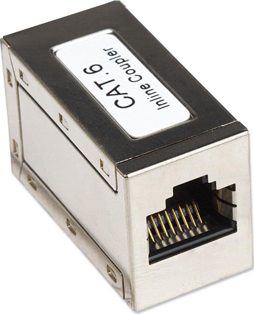 Accoppiatore RJ45 Cat.6 8P8C Femmina/ Femmina FTP Silver in Cavi Ethernet Scontolo.net - Potenza, commercioVirtuoso.it
