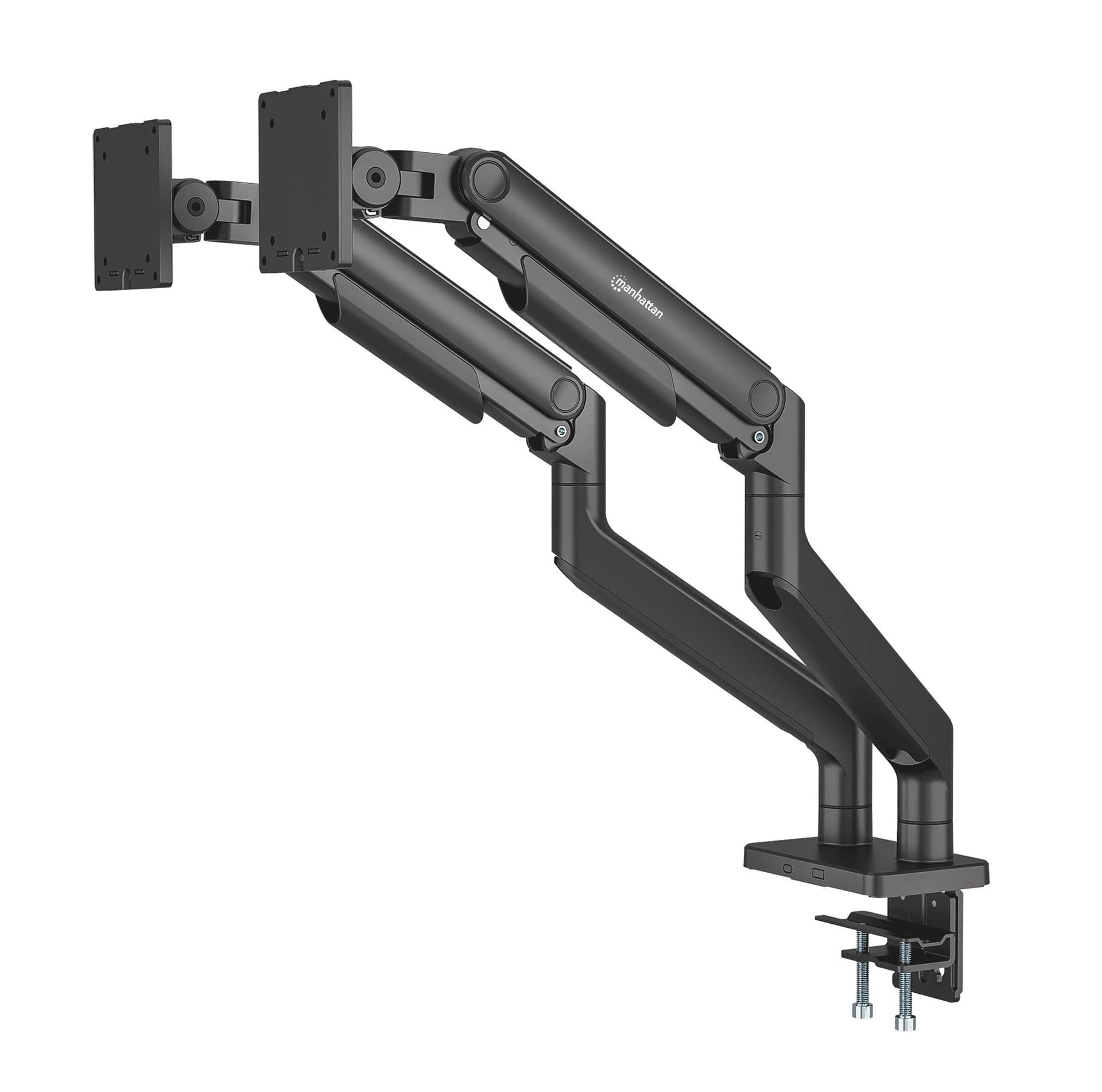Supporto da Scrivania per Doppio Monitor 17-45'' con Molla Meccanica in Alluminio in Alloggiamenti Scontolo.net - Potenza, commercioVirtuoso.it
