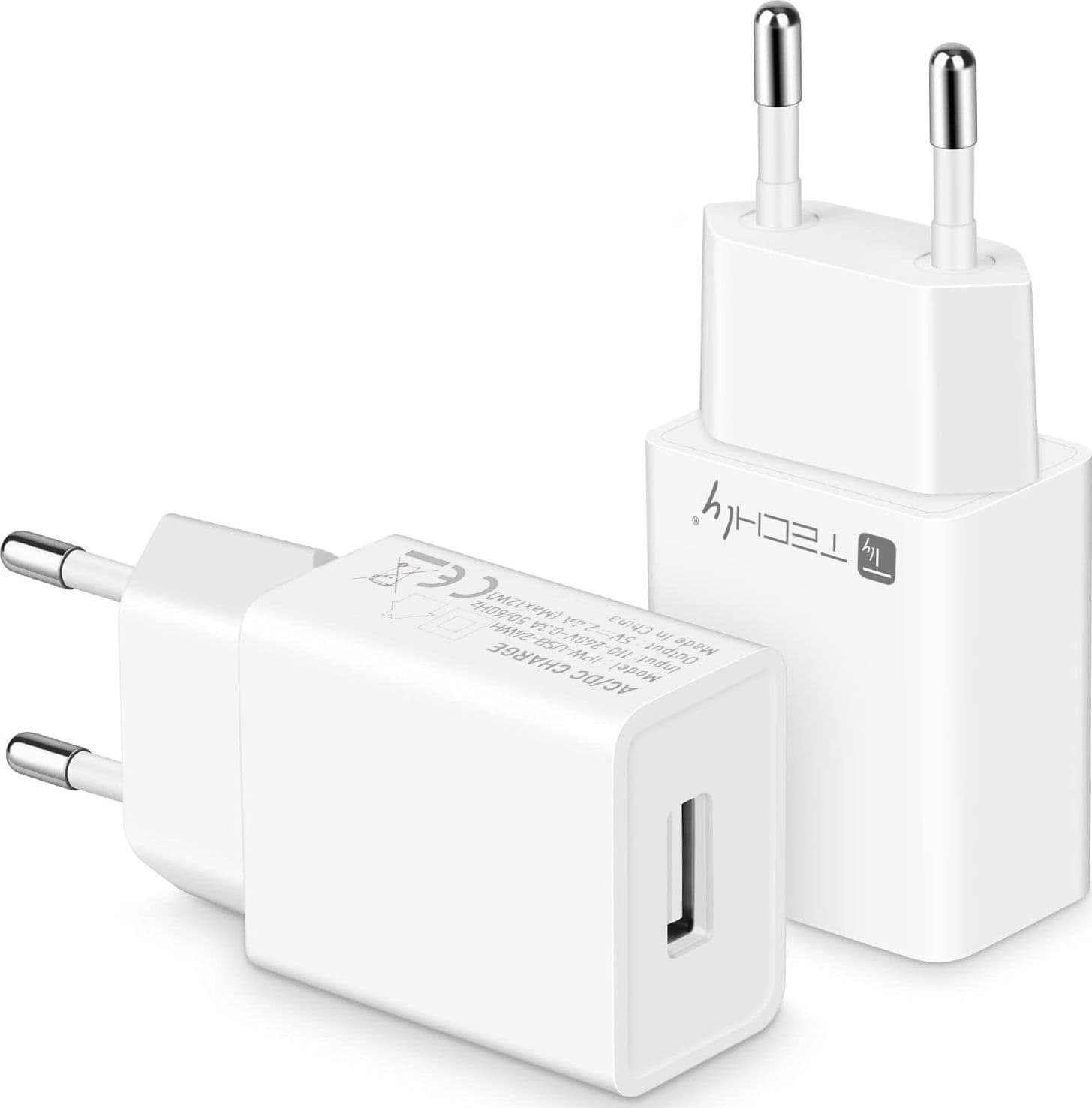 Caricatore Alimentatore USB-A da Muro 5V 2.4A per Smartphone o Tablet in Caricabatterie da muro Scontolo.net - Potenza, commercioVirtuoso.it
