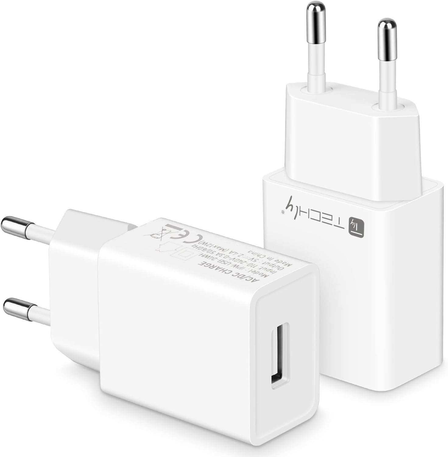 Caricatore Alimentatore USB-A da Muro 5V 2.4A per Smartphone o Tablet in Caricabatterie da muro Scontolo.net - Potenza, commercioVirtuoso.it