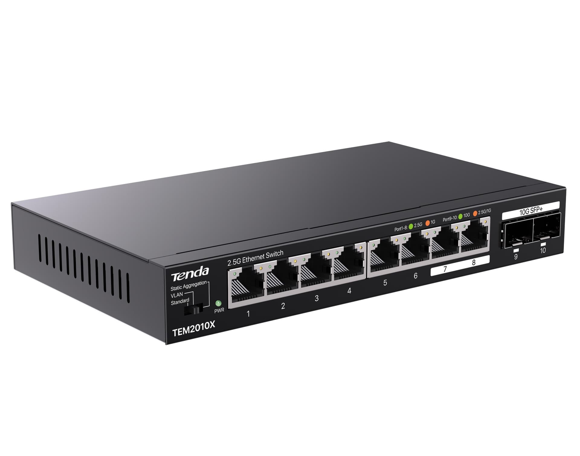 Switch con 8 porte 2.5G Ethernet e 2 porte SFP+ da 10G, TEM2010X in  Scontolo.net - Potenza, commercioVirtuoso.it