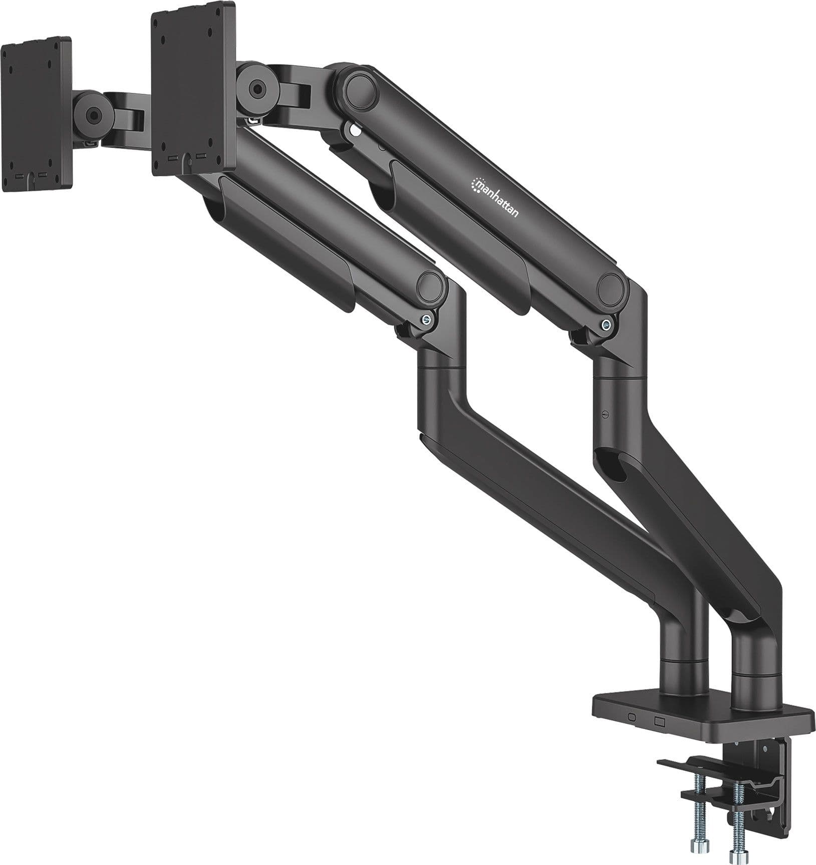 Supporto da Scrivania per Doppio Monitor 17-45'' con Molla Meccanica in Alluminio in Alloggiamenti Scontolo.net - Potenza, commercioVirtuoso.it
