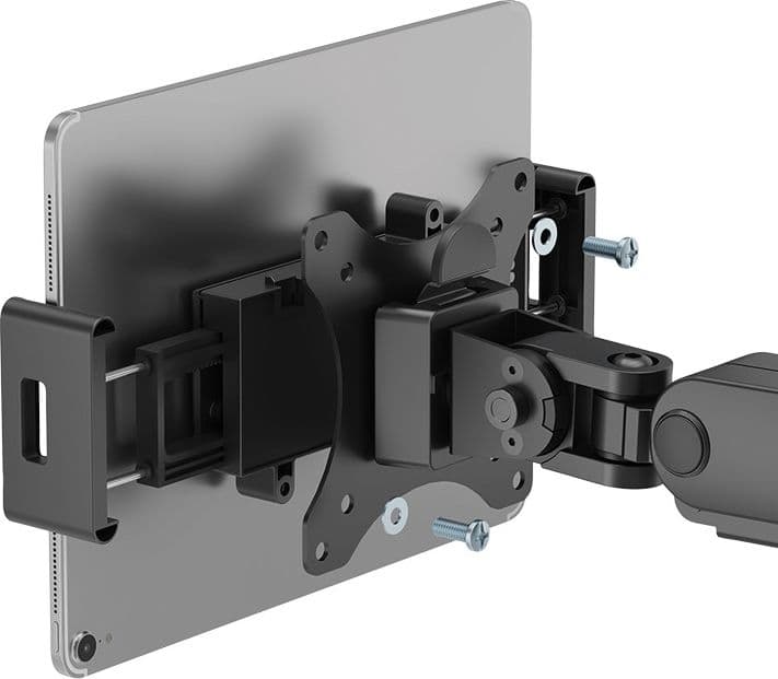Supporto a Pinza VESA 75x75 per Smartphone e Tablet 4,7''-15'' 1kg max. Nero in  Scontolo.net - Potenza, commercioVirtuoso.it