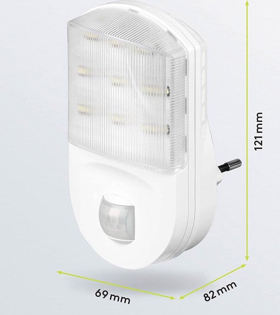 Luce Notturna LED con Sensore di Movimento ad Infrarossi in Luci notturne Scontolo.net - Potenza, commercioVirtuoso.it