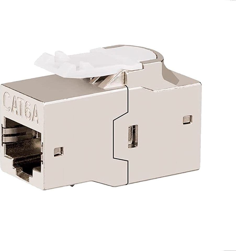 Accoppiatore di Rete RJ45 Cat.6A F/F Schermato FTP da pannello 16.5mm in Cavi Ethernet Scontolo.net - Potenza, commercioVirtuoso.it