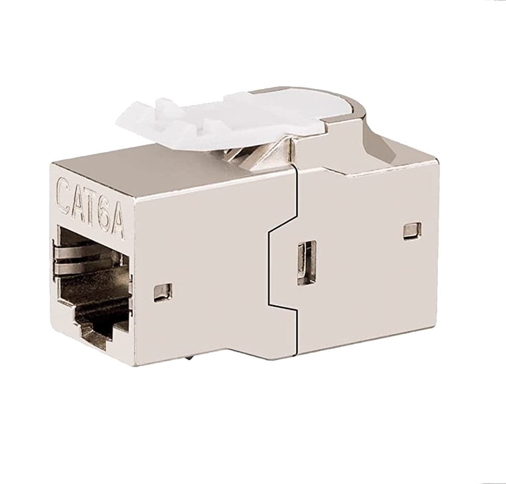 Accoppiatore di Rete RJ45 Cat.6A F/F Schermato FTP da pannello 16.5mm in Cavi Ethernet Scontolo.net - Potenza, commercioVirtuoso.it