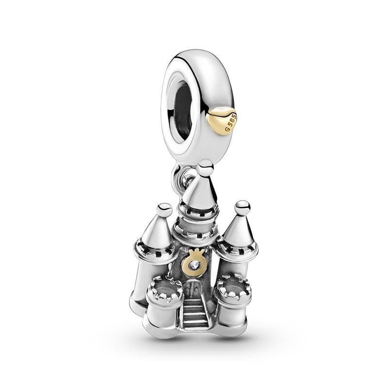 Pandora - Charm pendente Castello bicolore