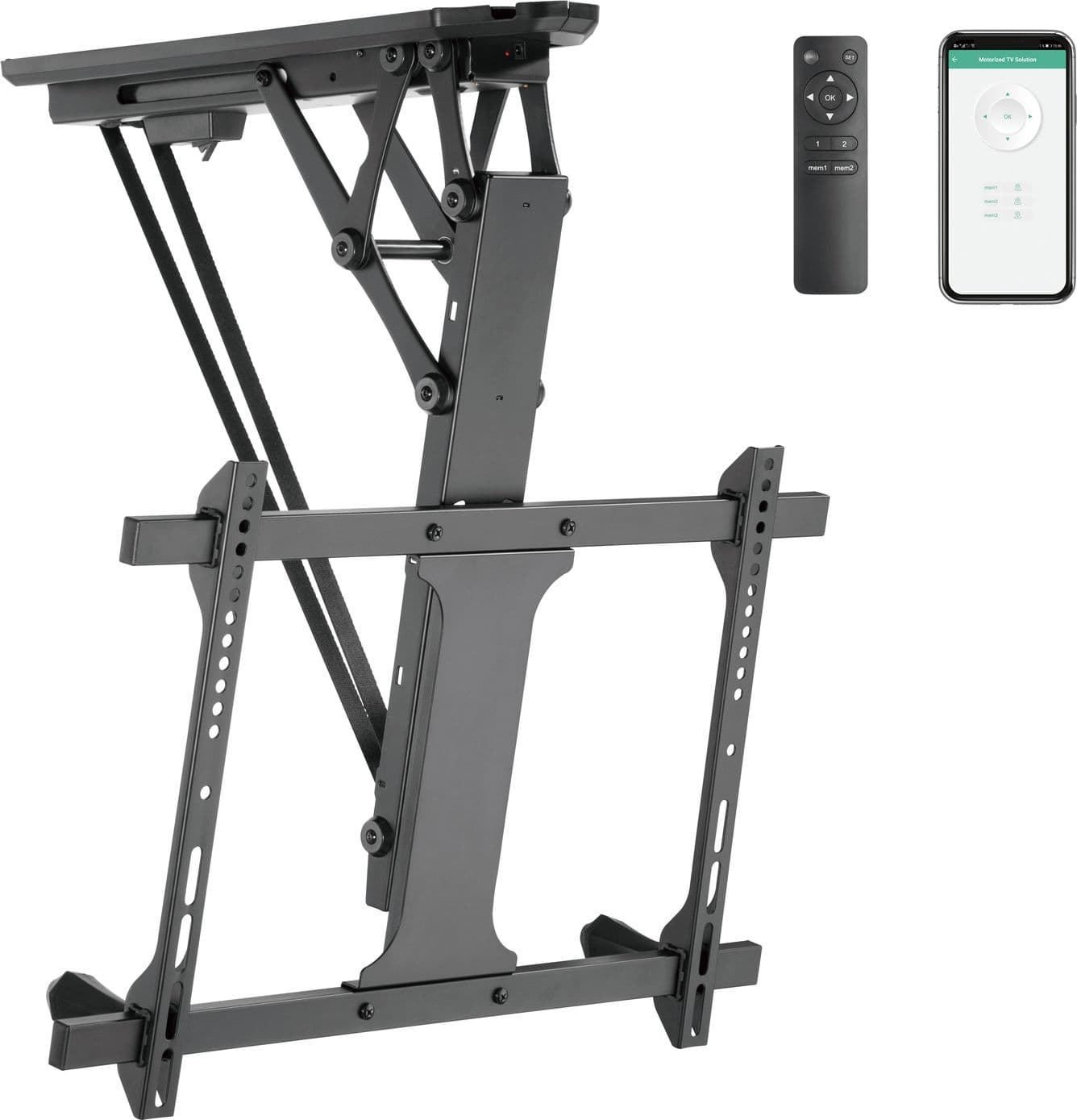 Supporto TV da Soffitto Inclinabile Motorizzato Integrazione Smart Home per TV da 32 a 70'' in Supporti da parete e da soffitto Scontolo.net - Potenza, commercioVirtuoso.it