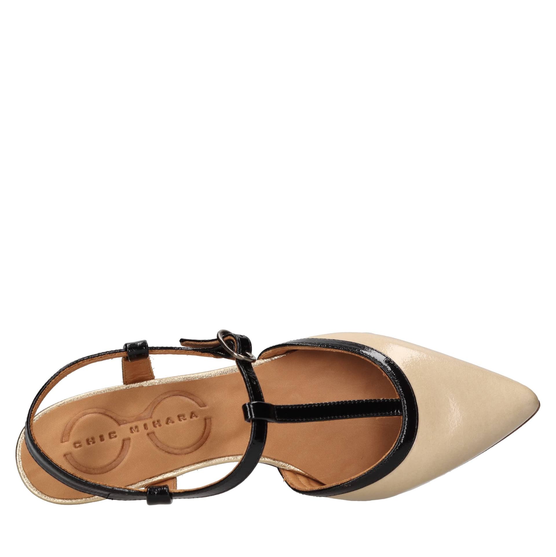 Chie Mihara Scarpe con Tacco Beige da donna in Scarpe col tacco Drestige - Casamassima, commercioVirtuoso.it