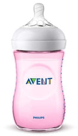 Avent bib nat pp rosa 260ml