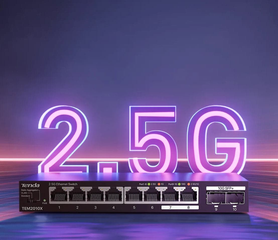 Switch con 8 porte 2.5G Ethernet e 2 porte SFP+ da 10G, TEM2010X in  Scontolo.net - Potenza, commercioVirtuoso.it