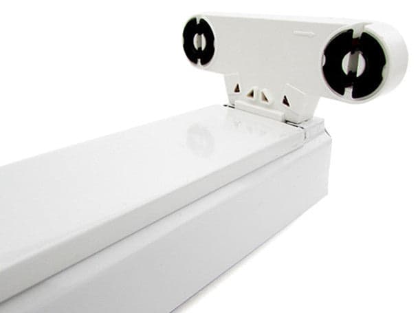 Porta Lampada Plafoniera Per Doppio 2 Tubi Led T8 da 120cm Interno Non Impermeabile IP20 in Plafoniere Scontolo.net - Potenza, commercioVirtuoso.it