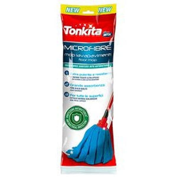 Mocio Tonkita TK020R Ricambio Antibatterico in Mop bagnato e asciutto Scontolo.net - Potenza, commercioVirtuoso.it