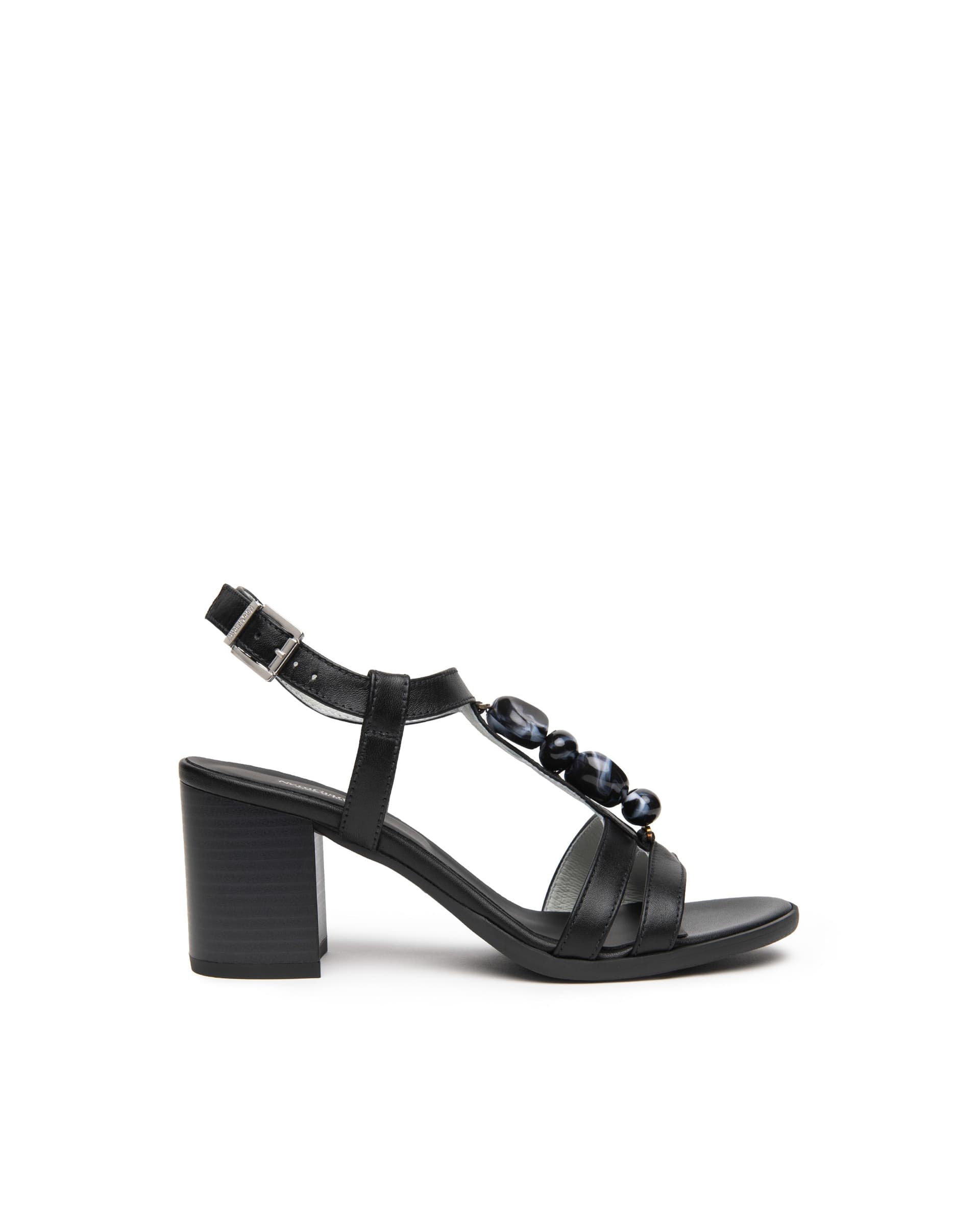 Nero Giardini sandali donna in pelle nero E615860D100
